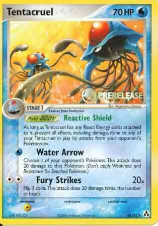 Tentacruel - 45/92 - Promo [Prerelease] [EX12MSP-45] [Non-Holo]