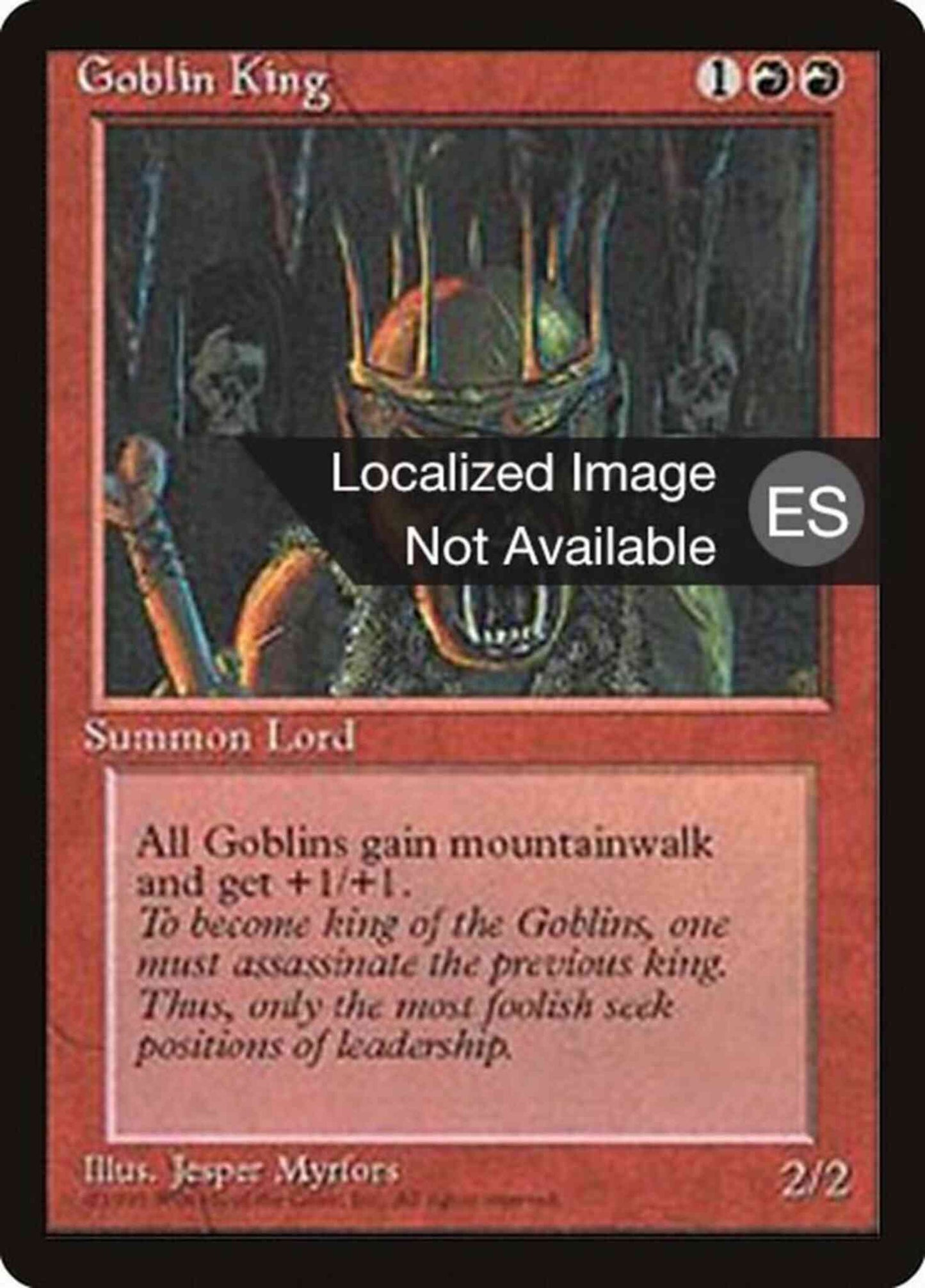 Goblin King - Portuguese [198] [Fourth Edition Black Border: Portuguese] [Non-Foil]