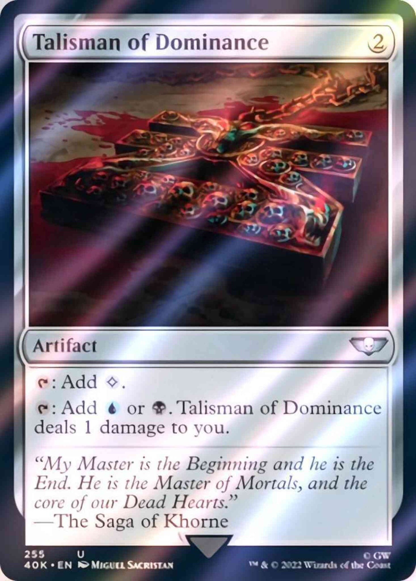 Talisman of Dominance [255] [Chaos] [Universes Beyond: Warhammer 40,000] [Surge Foil]