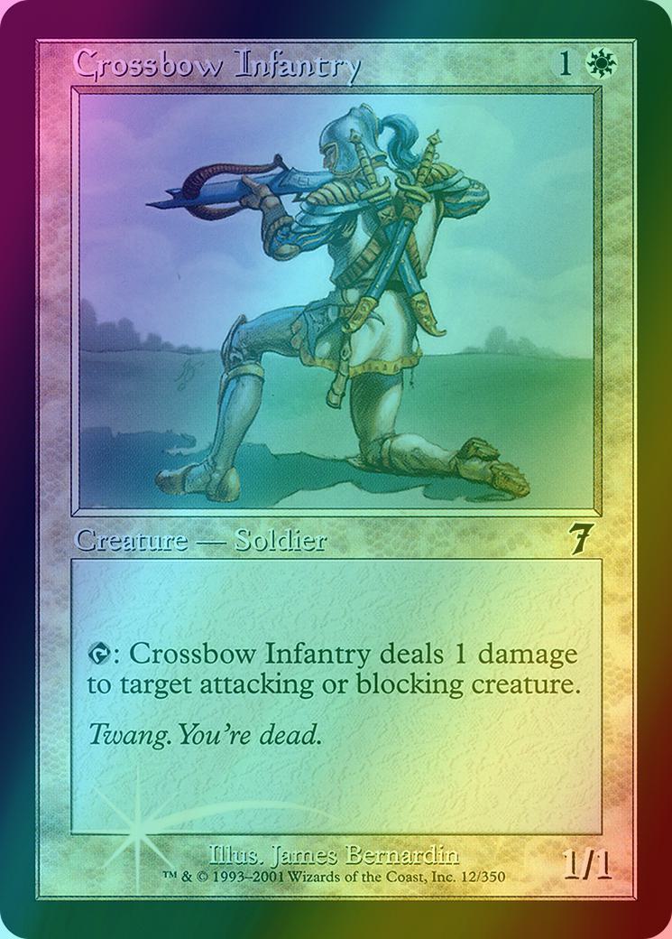 Crossbow Infantry [12x] [Seventh Edition] [Foil]