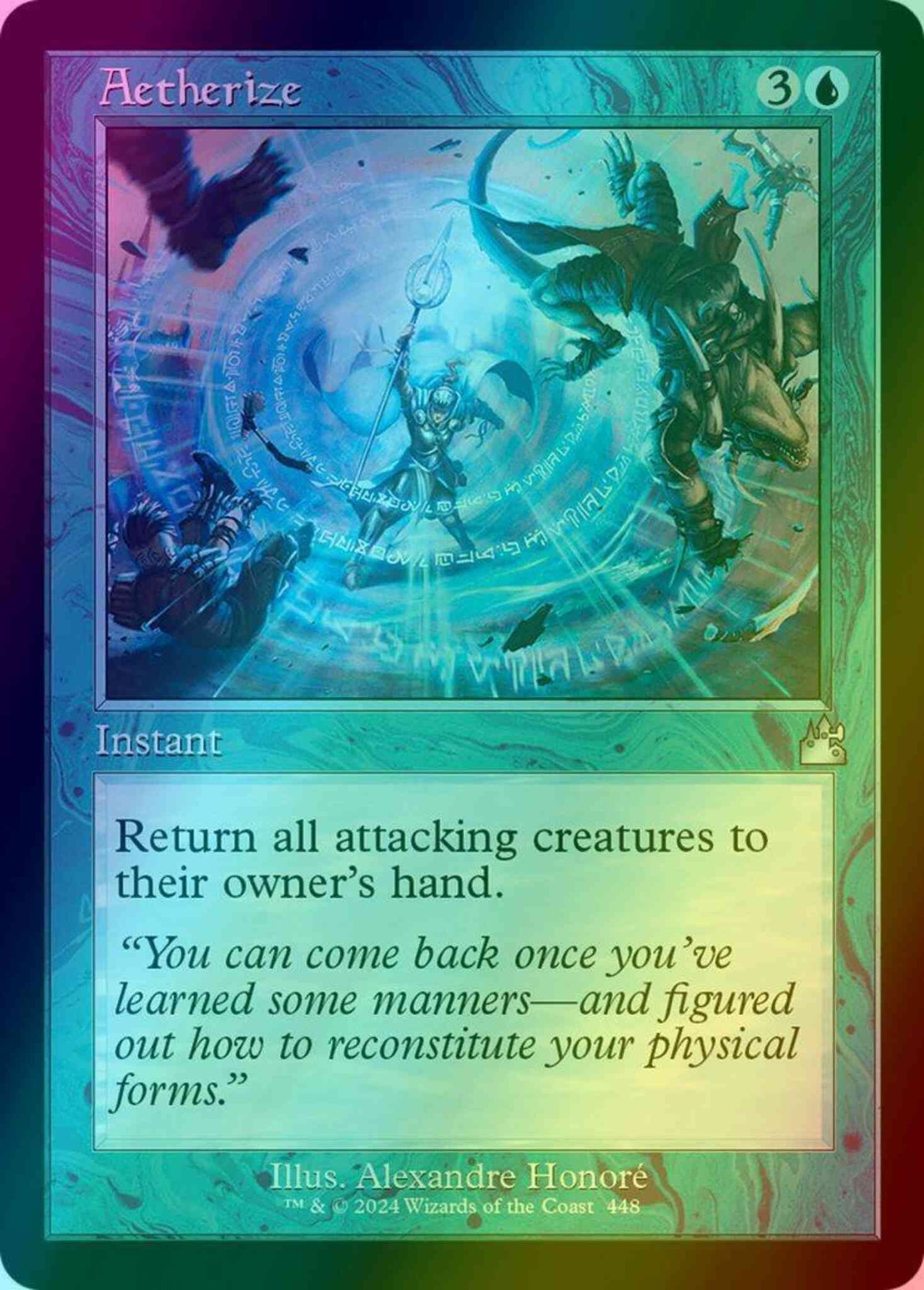 Aetherize [448] [Retro Frame] [Ravnica Remastered] [Foil]