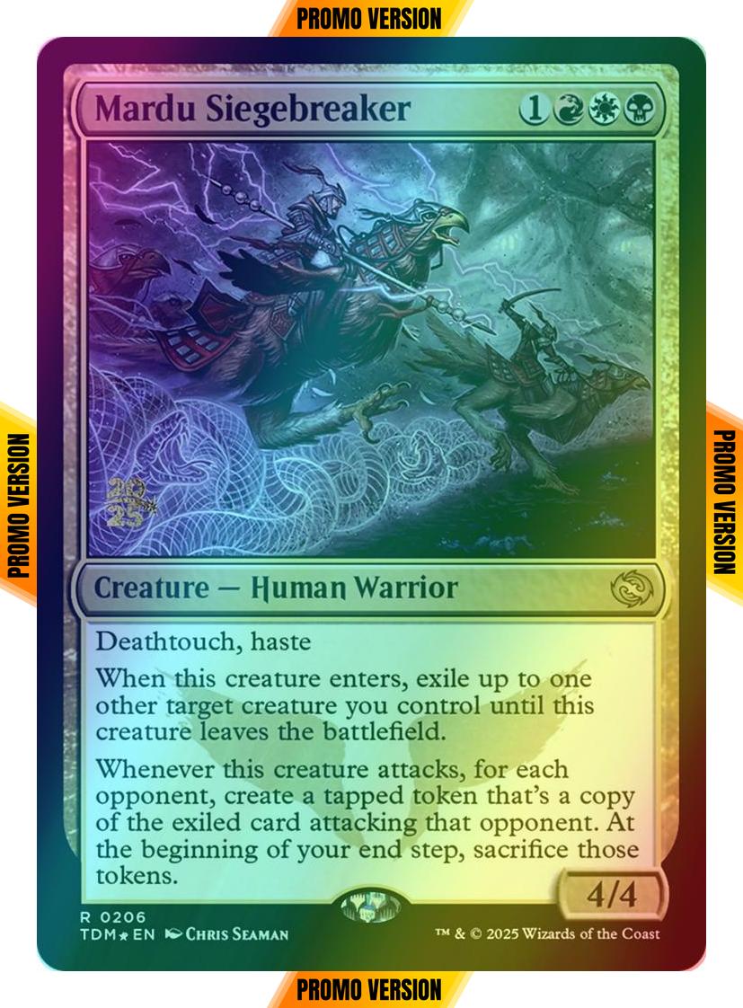 Mardu Siegebreaker [206s] [Prerelease] [Tarkir: Dragonstorm: Promos] [Foil]