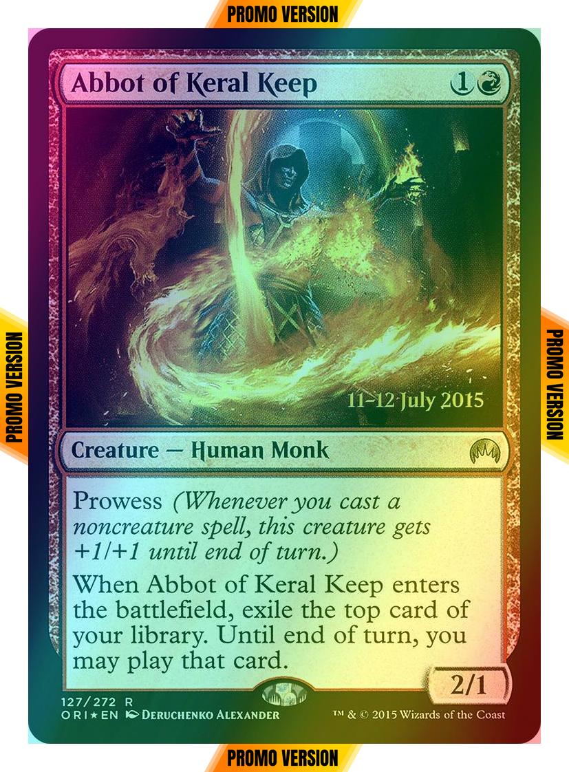 Abbot of Keral Keep [127s] [Magic Origins Promos] [Foil]