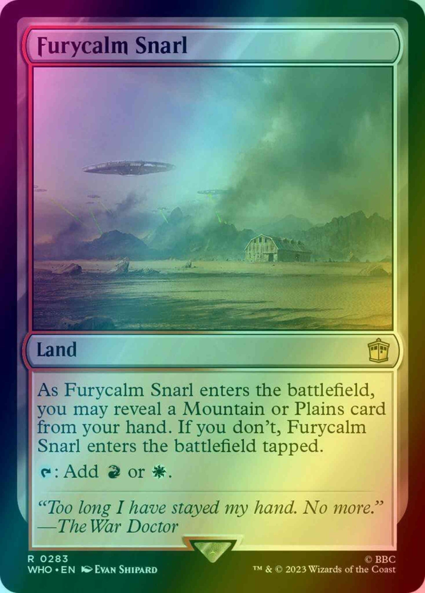 Furycalm Snarl [283] [Universes Beyond: Doctor Who] [Foil]