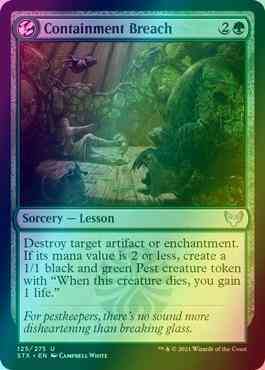 Containment Breach [125] [Strixhaven: School of Mages] [Foil]