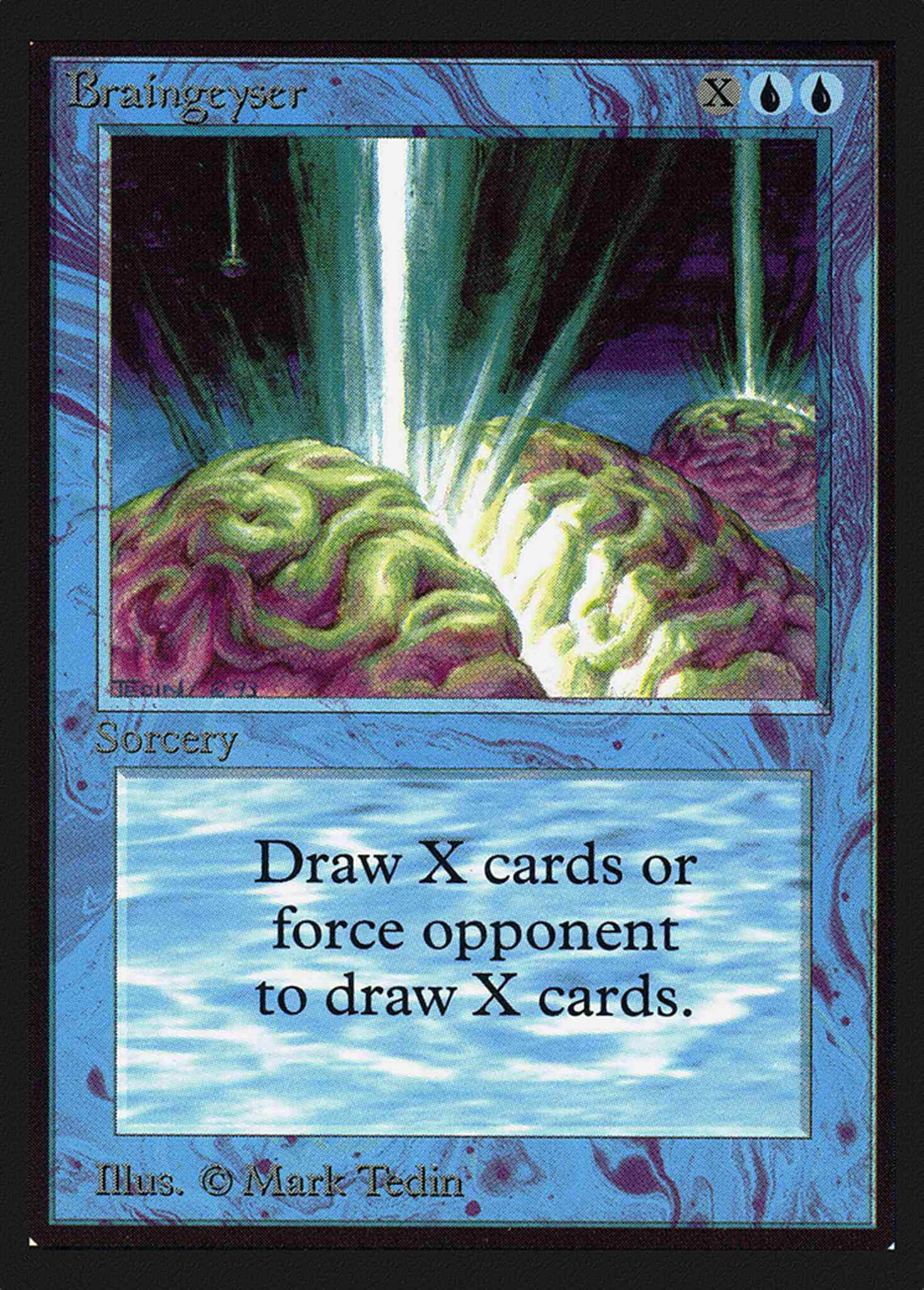 MTG アンリミテッド unlimited Braingeyser Braingeyser [51] [Collectors Edition] [Non-Foil] – Face to Face Games