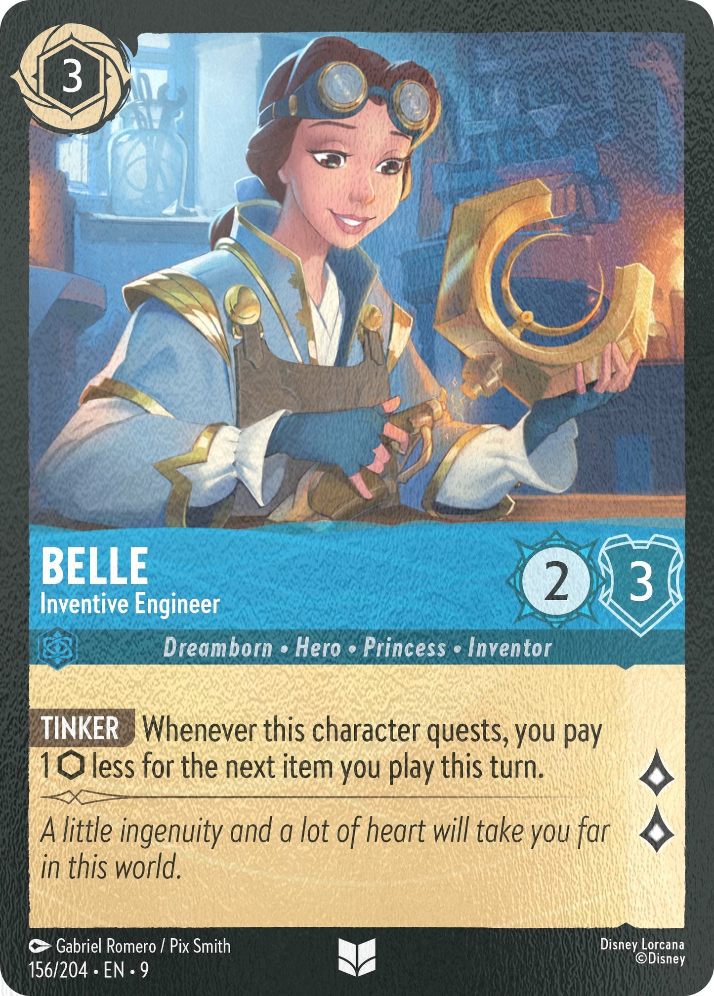 Belle - Inventive Engineer - 156/204 [Fabled] [Cold Foil]