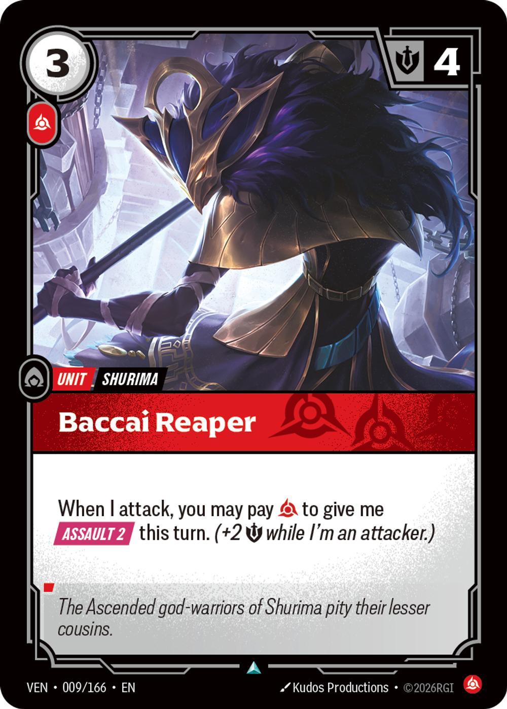 Baccai Reaper - 009/166 [Vendetta] [Non Foil]