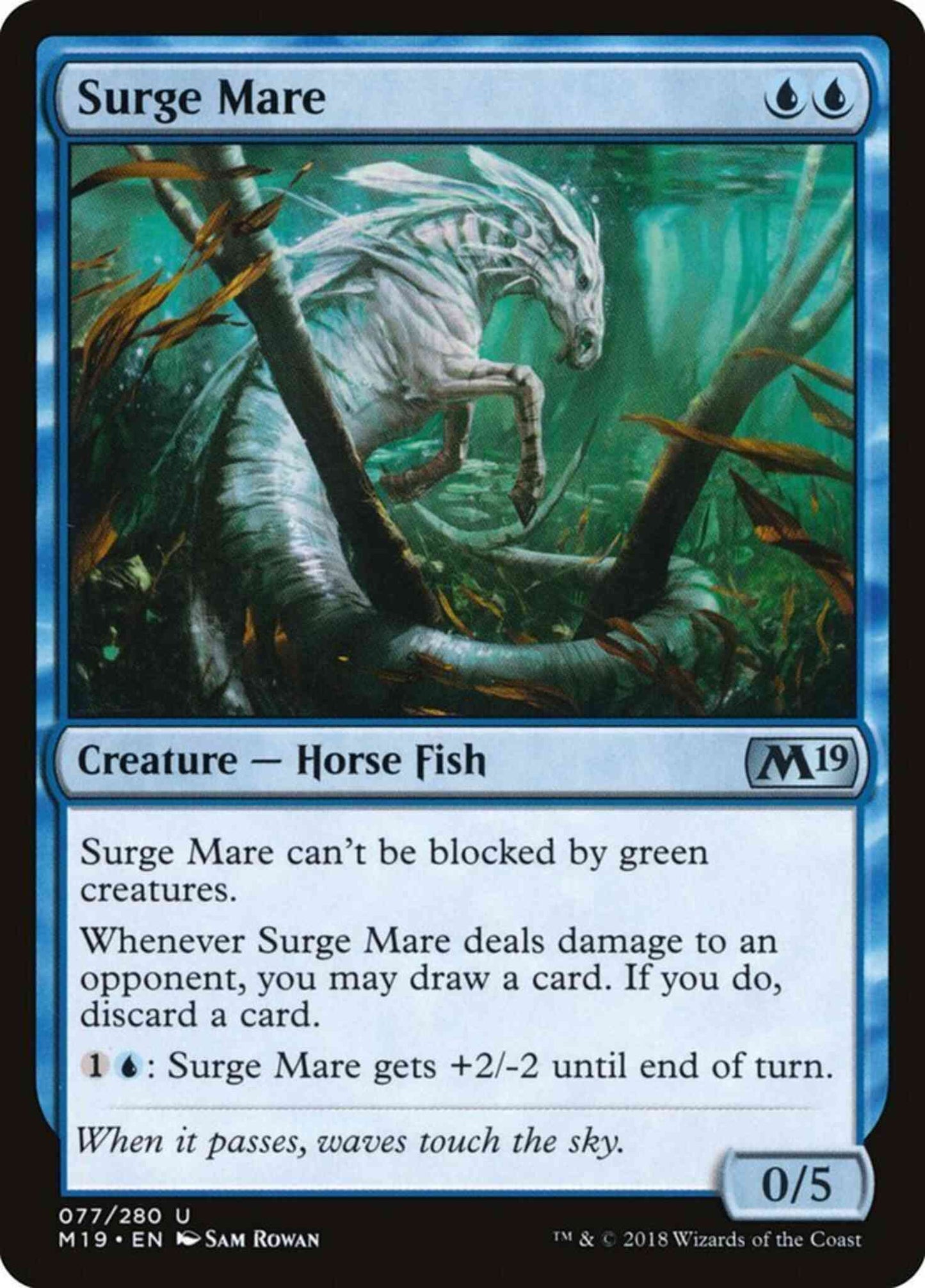 Surge Mare [77] [Core Set 2019] [Non-Foil]