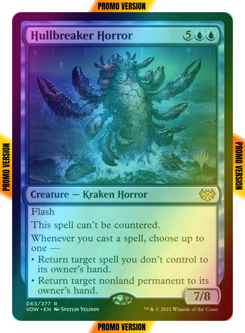 Hullbreaker Horror [63p] [Promo Pack] [Innistrad: Crimson Vow: Promos] [Foil]