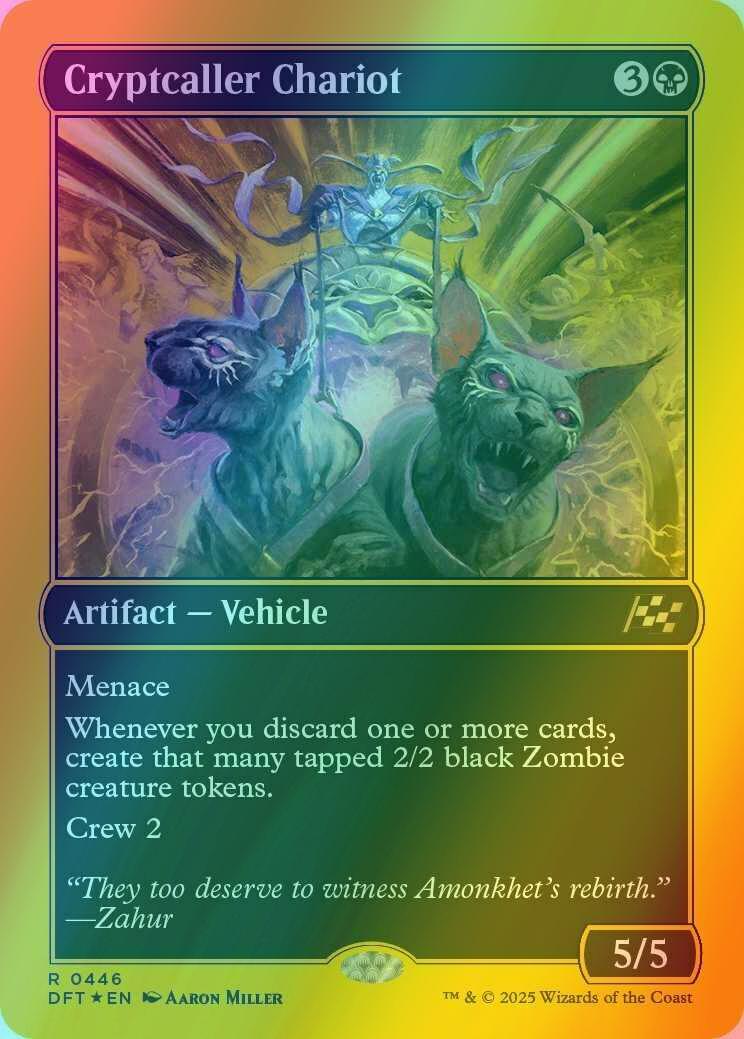 Cryptcaller Chariot [446] [Aetherdrift] [First-place Foil]