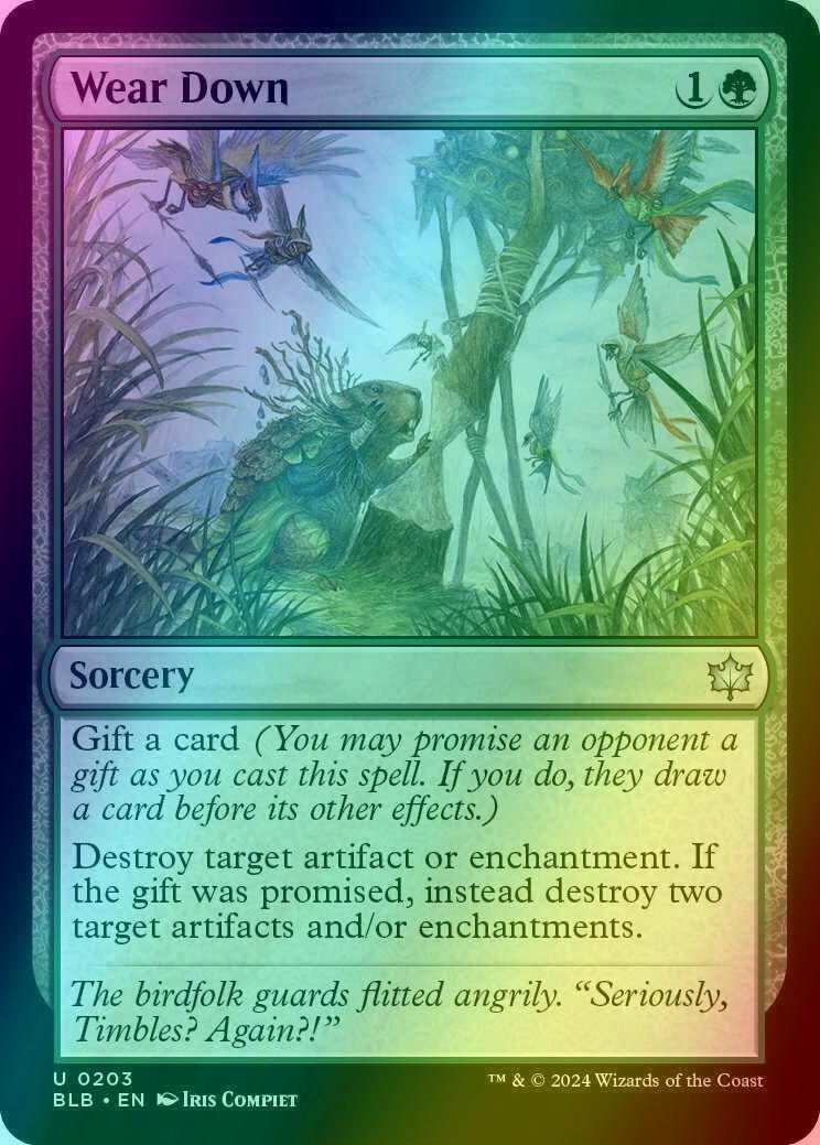 Wear Down [203] [Bloomburrow] [Foil]