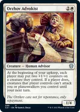 Orzhov Advokist [99] [Commander 2021] [Non-Foil]