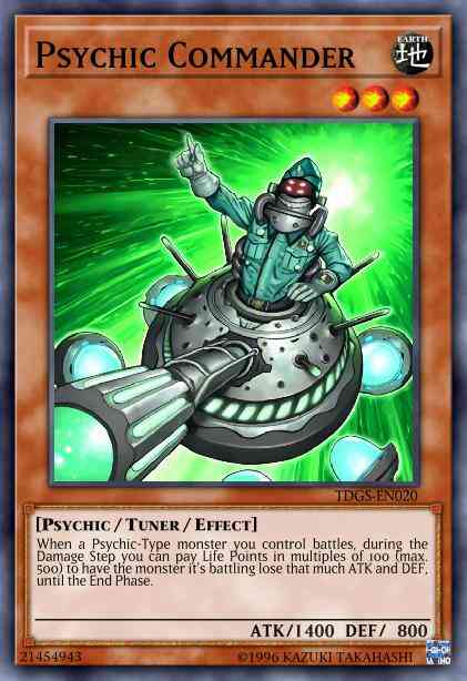 Psychic Commander - TDGS-EN020 - Common - Unlimited