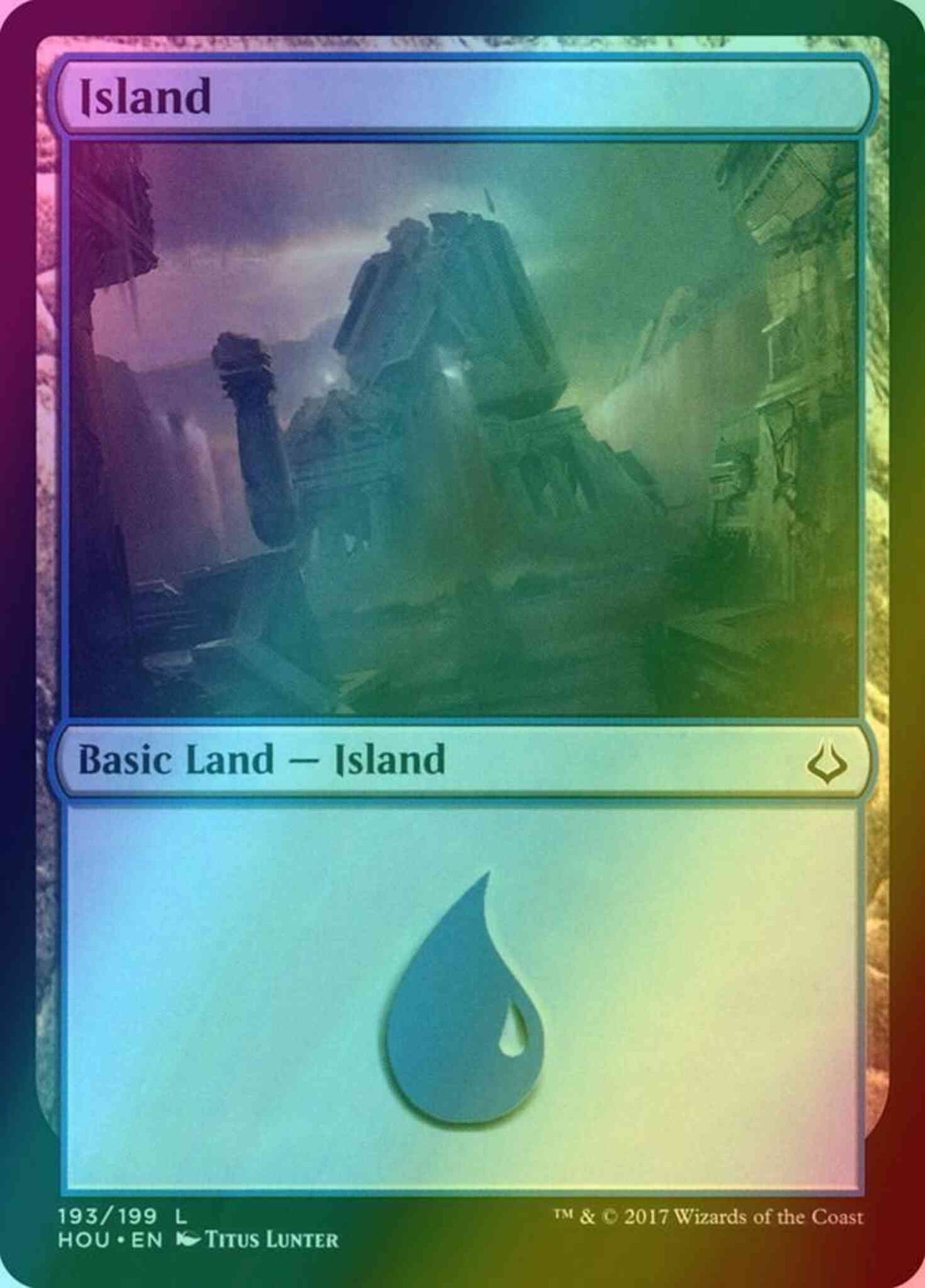 Island [193] [Hour of Devastation] [Foil]