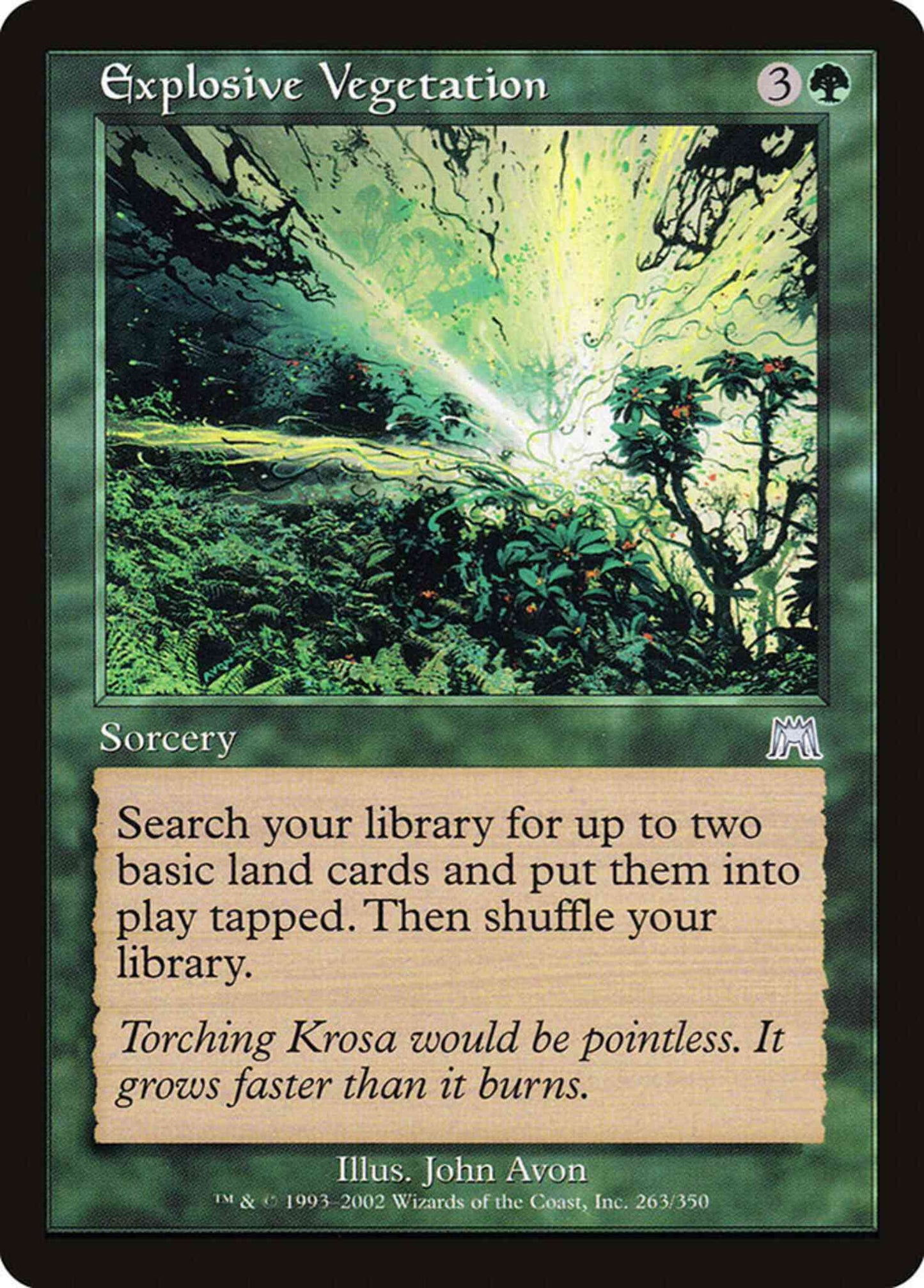 Explosive Vegetation [263] [Onslaught] [Non-Foil]
