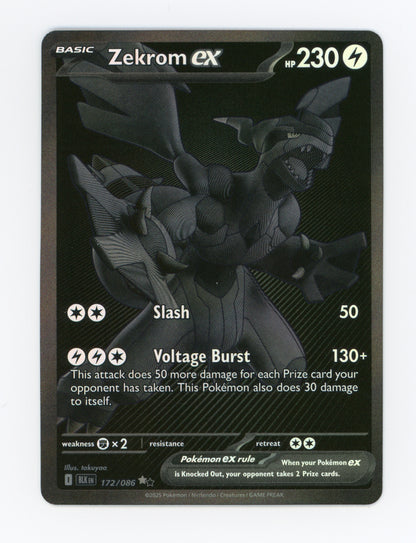 Zekrom ex — Black White Rare — ID 18997