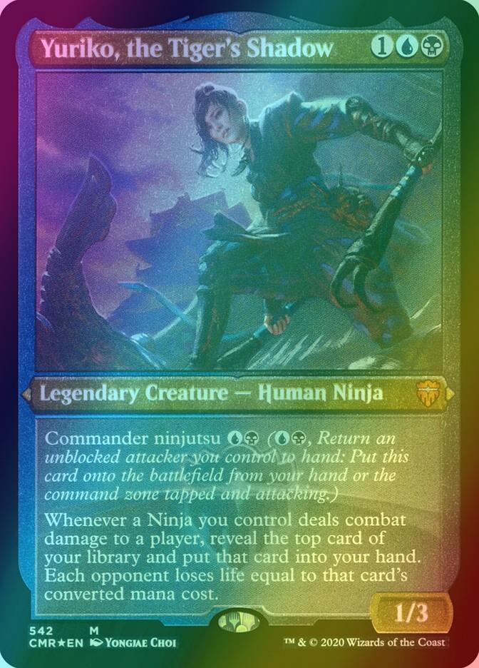 Yuriko, the Tiger's Shadow [542] [Commander Legends] [Etched Foil]