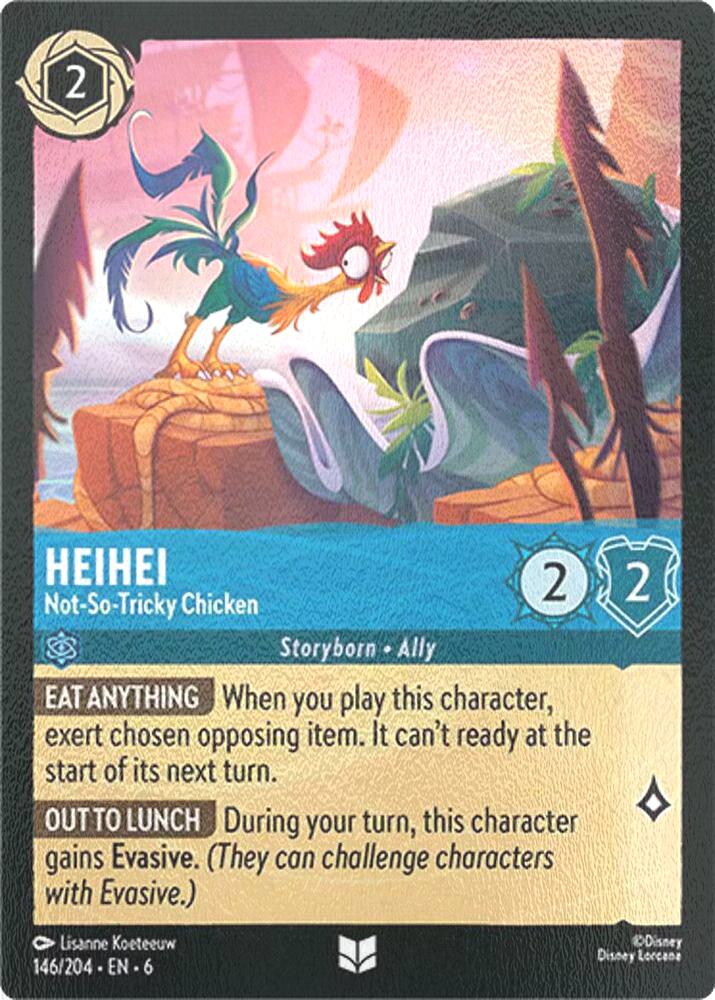 HeiHei - Not-So-Tricky Chicken - 146/204 [Azurite Sea] [Cold Foil]