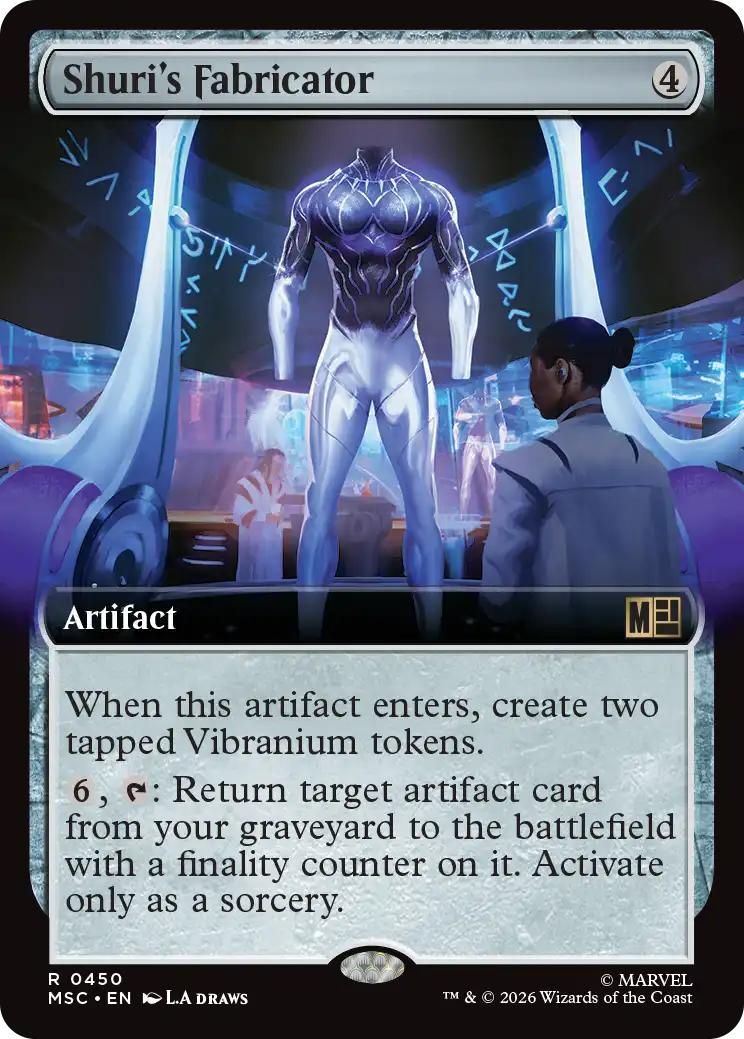 Shuri's Fabricator [450] [Extended Art] [Marvel Super Heroes: Commander] [Non-Foil]