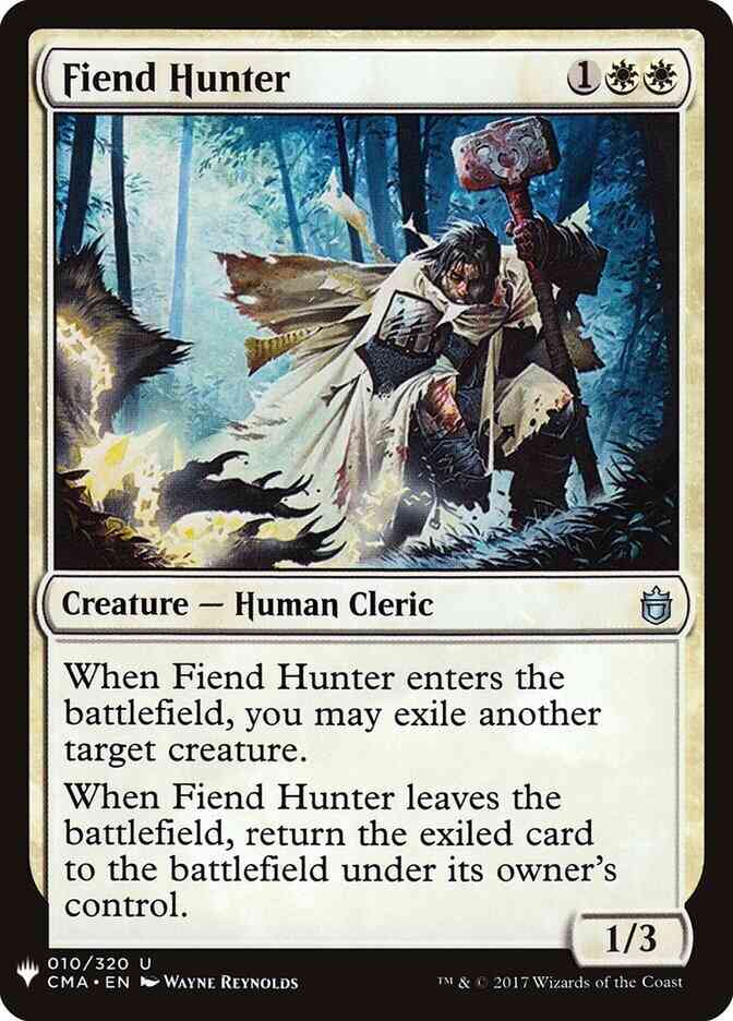 Fiend Hunter [CMA-10] [The List] [Non-Foil]