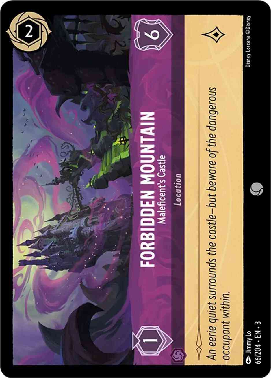 Forbidden Mountain - Maleficent's Castle - 66/204 [Into the Inklands] [Non-Foil]
