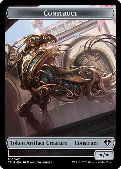Construct Token (42) // Eldrazi Scion Token (02) [Commander Masters: Tokens] [Non-Foil]