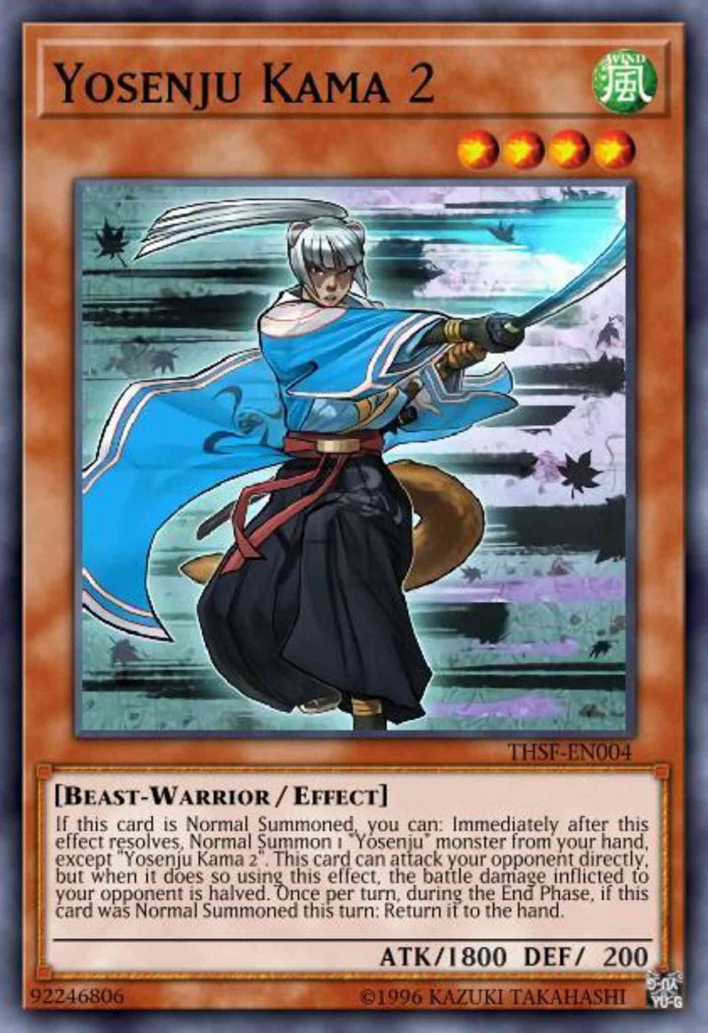 Yosenju Kama 2 - SP17-EN005 - Common - 1st Edition