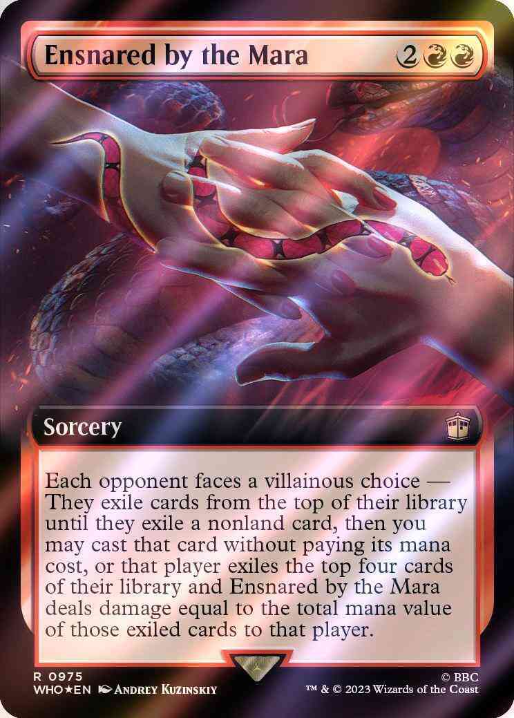 Ensnared by the Mara [975] [Extended Art] [Universes Beyond: Doctor Who] [Surge Foil]