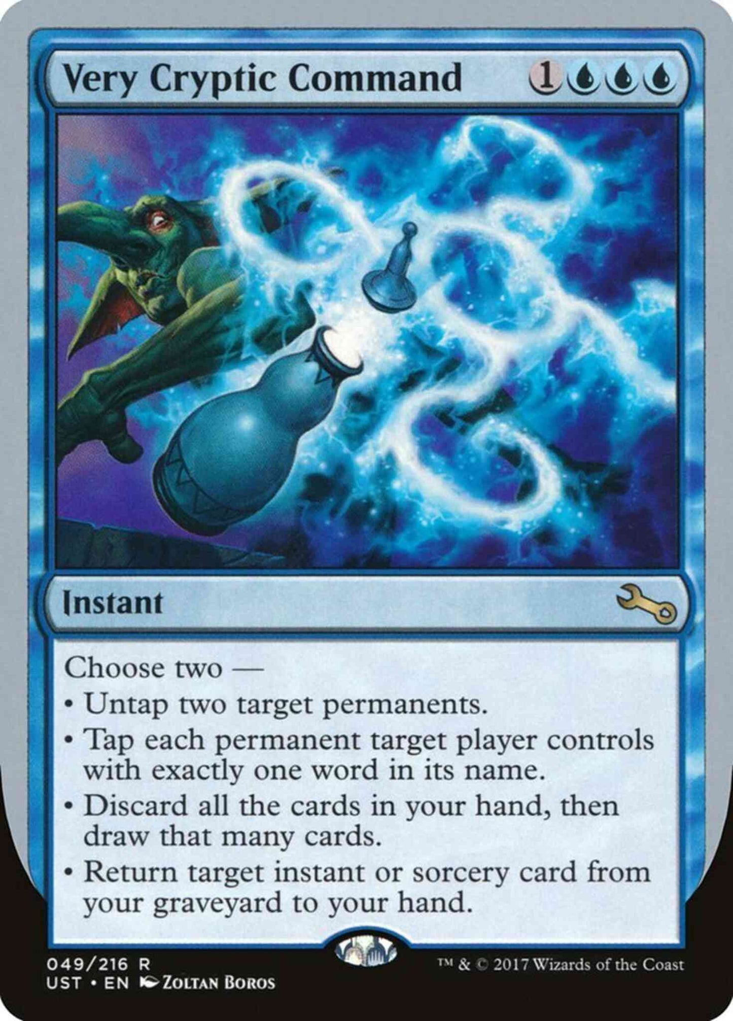 Very Cryptic Command [49b] [b] [Unstable] [Non-Foil]