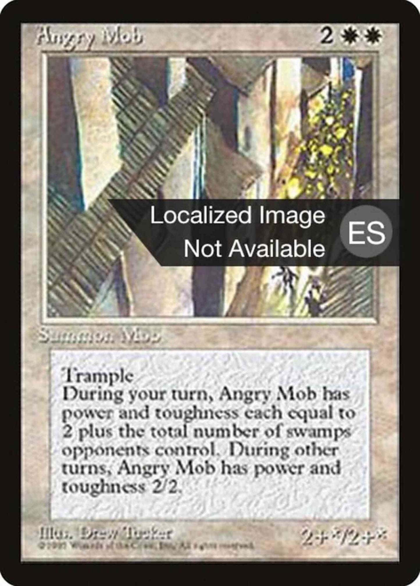 Angry Mob - Japanese [3] [Fourth Edition Black Border: Japanese] [Non-Foil]