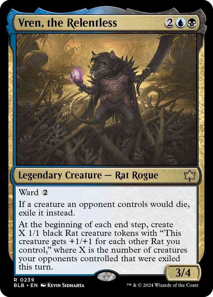 Vren, the Relentless [239] [Bloomburrow] [Foil]