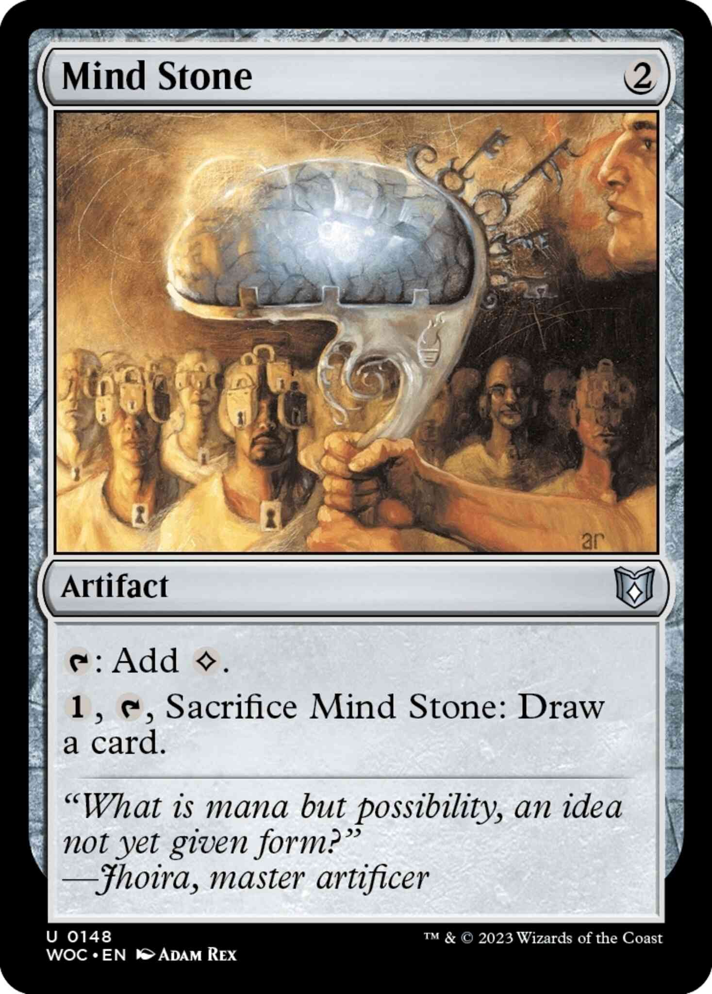 Mind Stone [148] [Wilds of Eldraine: Commander] [Non-Foil] – Face