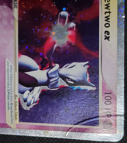 Mewtwo ex — Damaged|Rare Holo EX — ID 19983