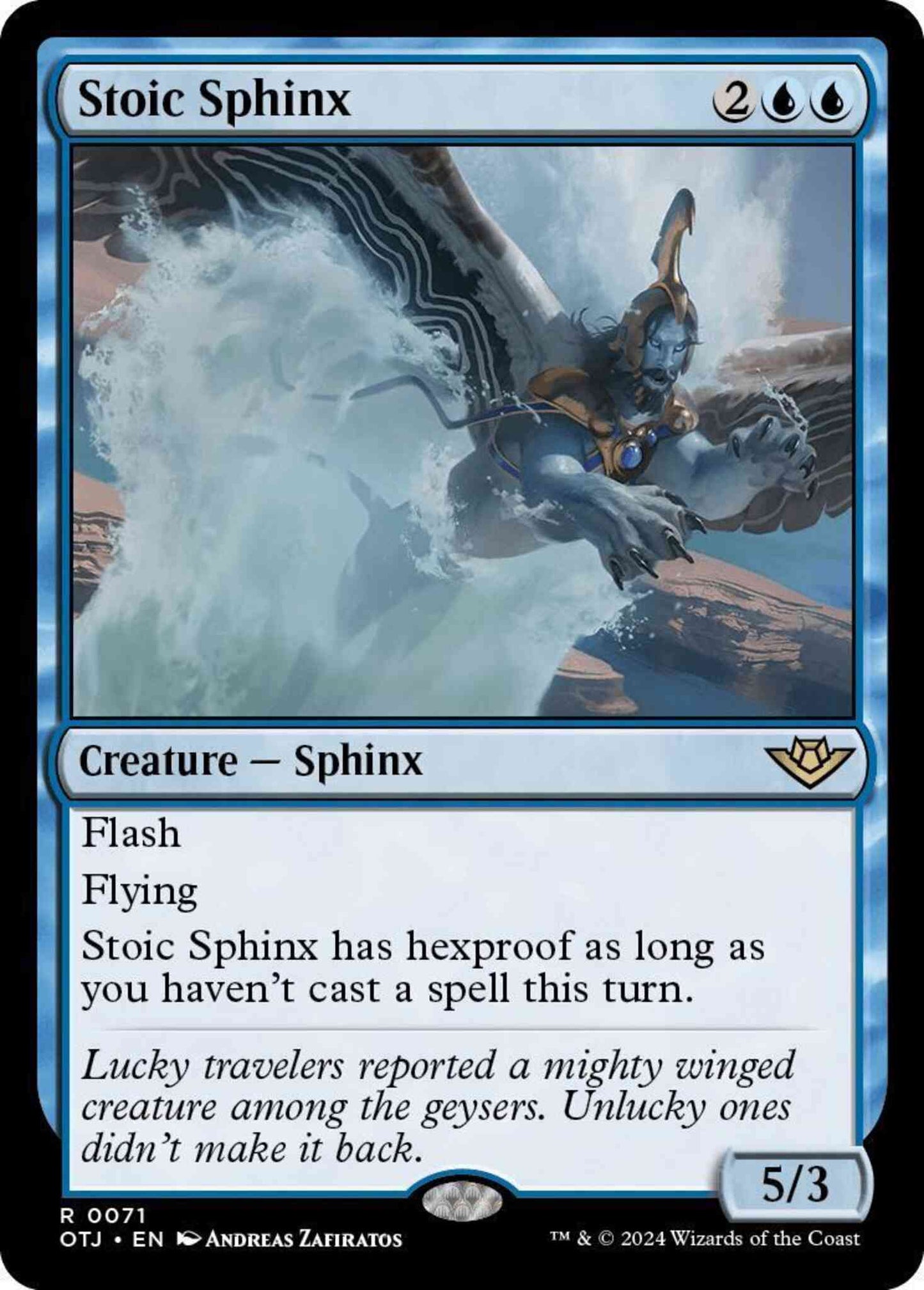 Stoic Sphinx [71] [Outlaws of Thunder Junction] [Non-Foil]