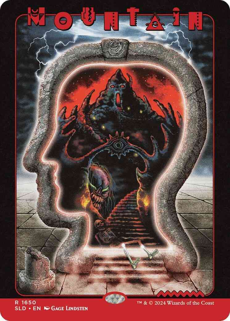 Mountain [1650] [Full Art] [Brain Dead: Lands] [Secret Lair Drop] [Non-Foil]