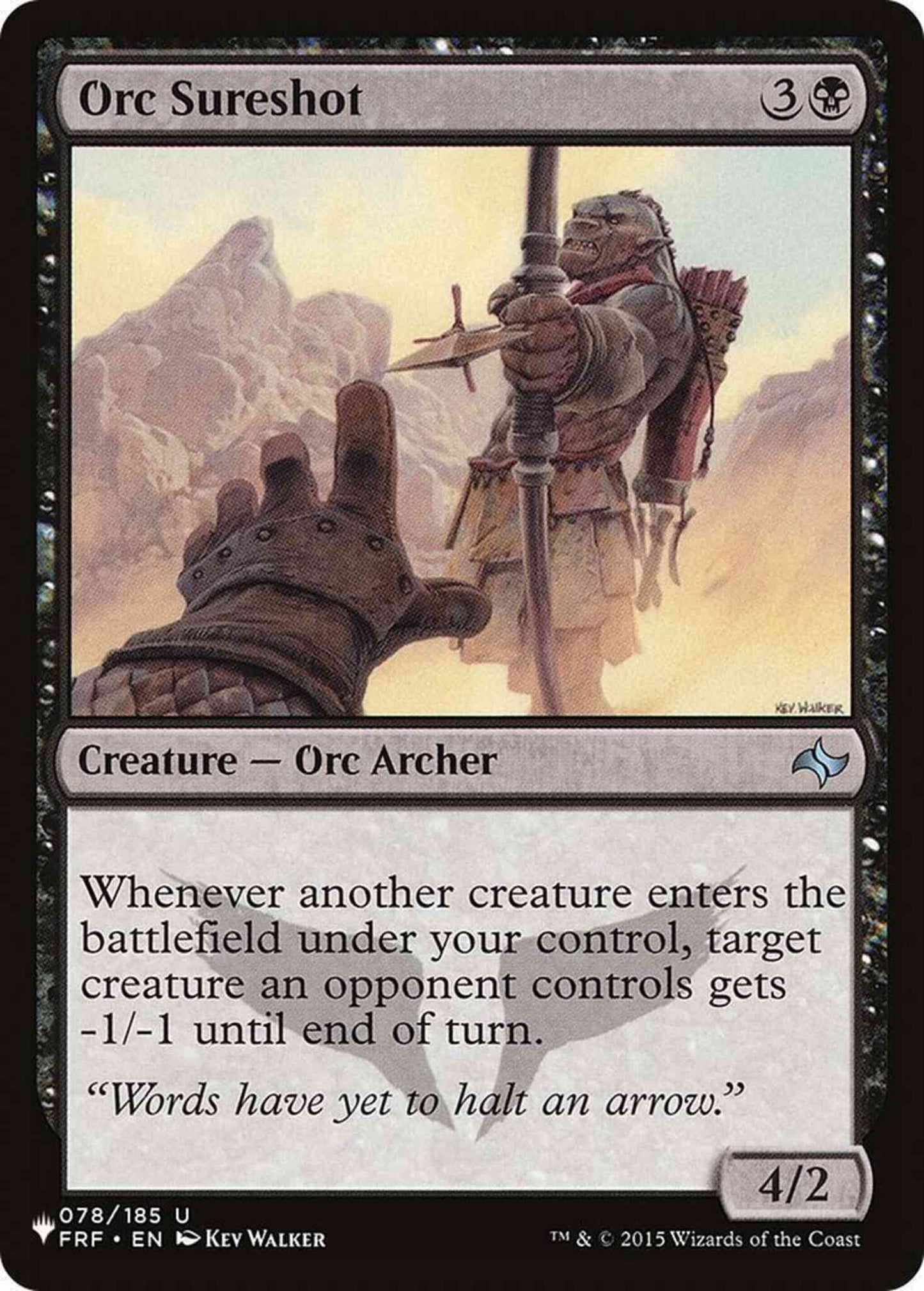 Orc Sureshot [FRF-78] [The List] [Non-Foil]