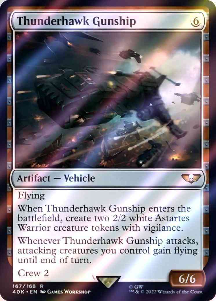 Thunderhawk Gunship [167] [Universes Beyond: Warhammer 40,000] [Surge Foil]