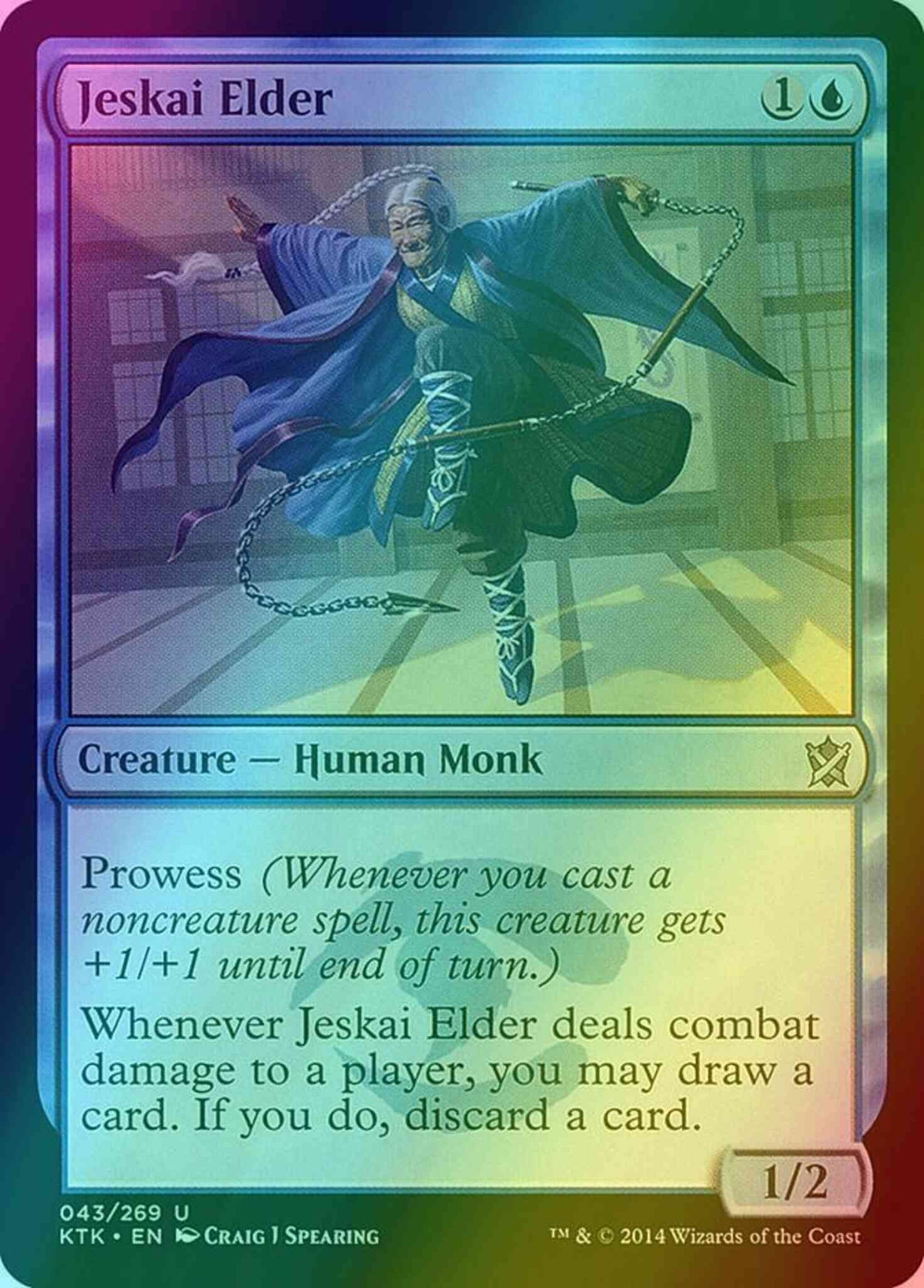 Jeskai Elder [43] [Khans Of Tarkir] [Foil]