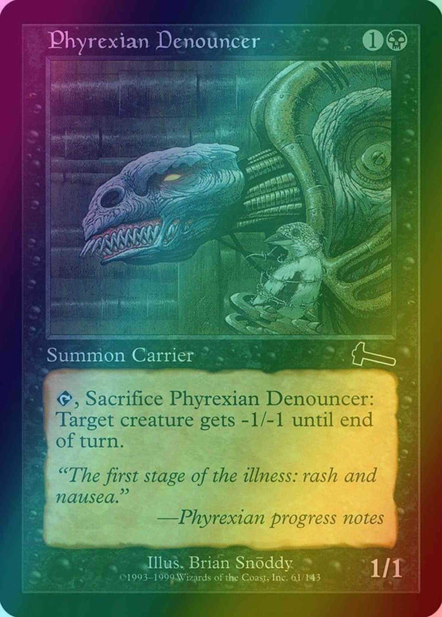 Phyrexian Denouncer [61] [Urza's Legacy] [Foil]