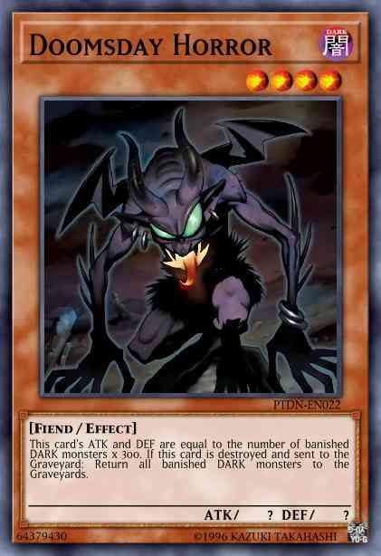 Doomsday Horror - PTDN-EN022 - Super Rare - Unlimited