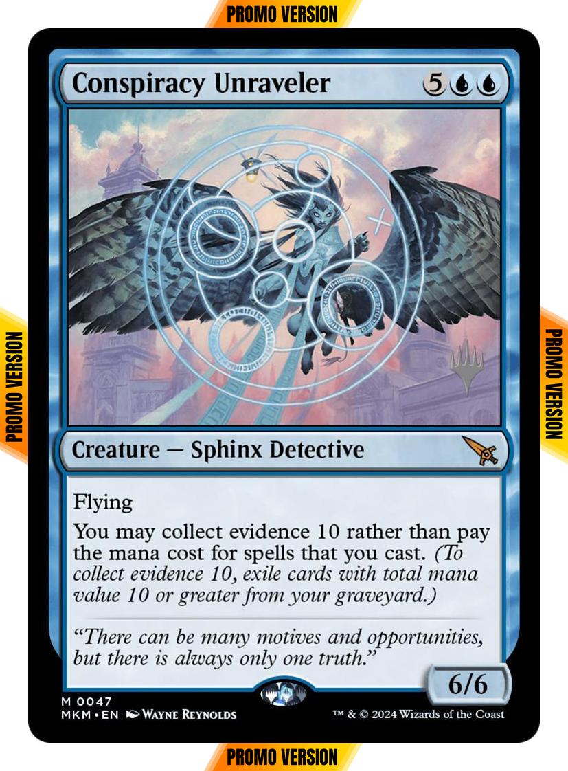 Conspiracy Unraveler [47p] [Promo Pack] [Murders at Karlov Manor: Promos] [Non-Foil]