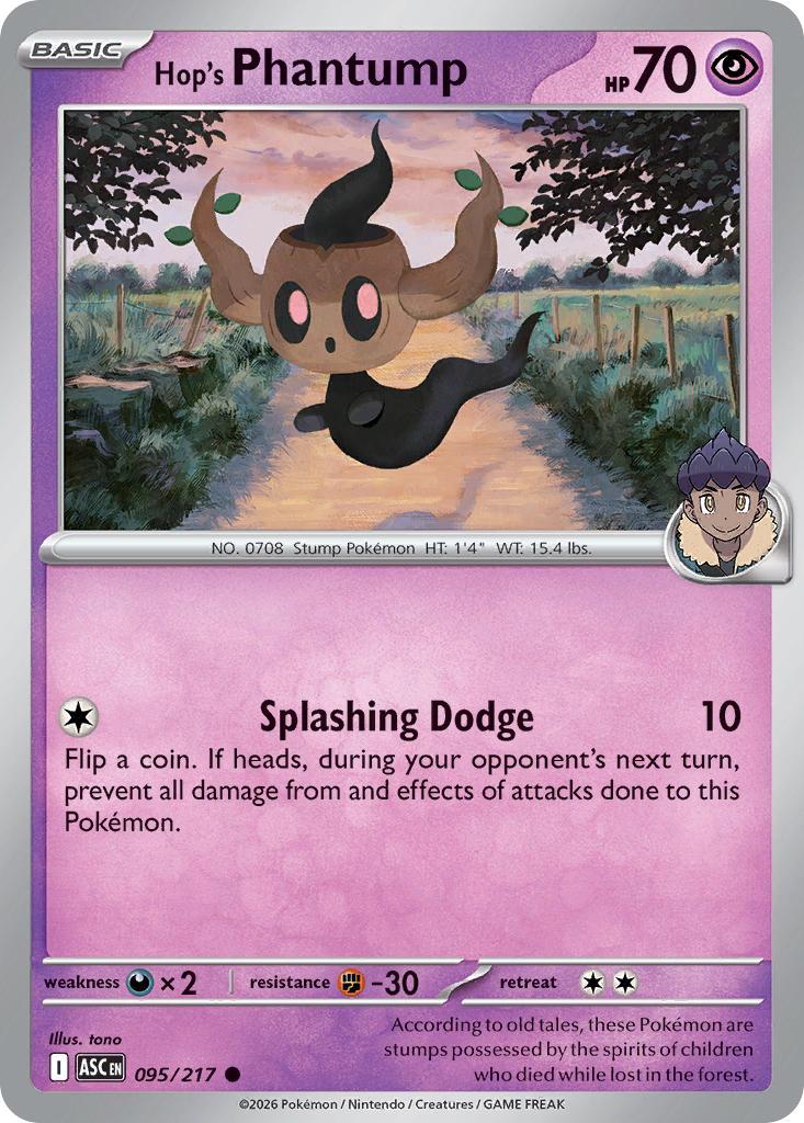 Hop's Phantump - 095/217 - Common [me025-095] [Non-Holo]