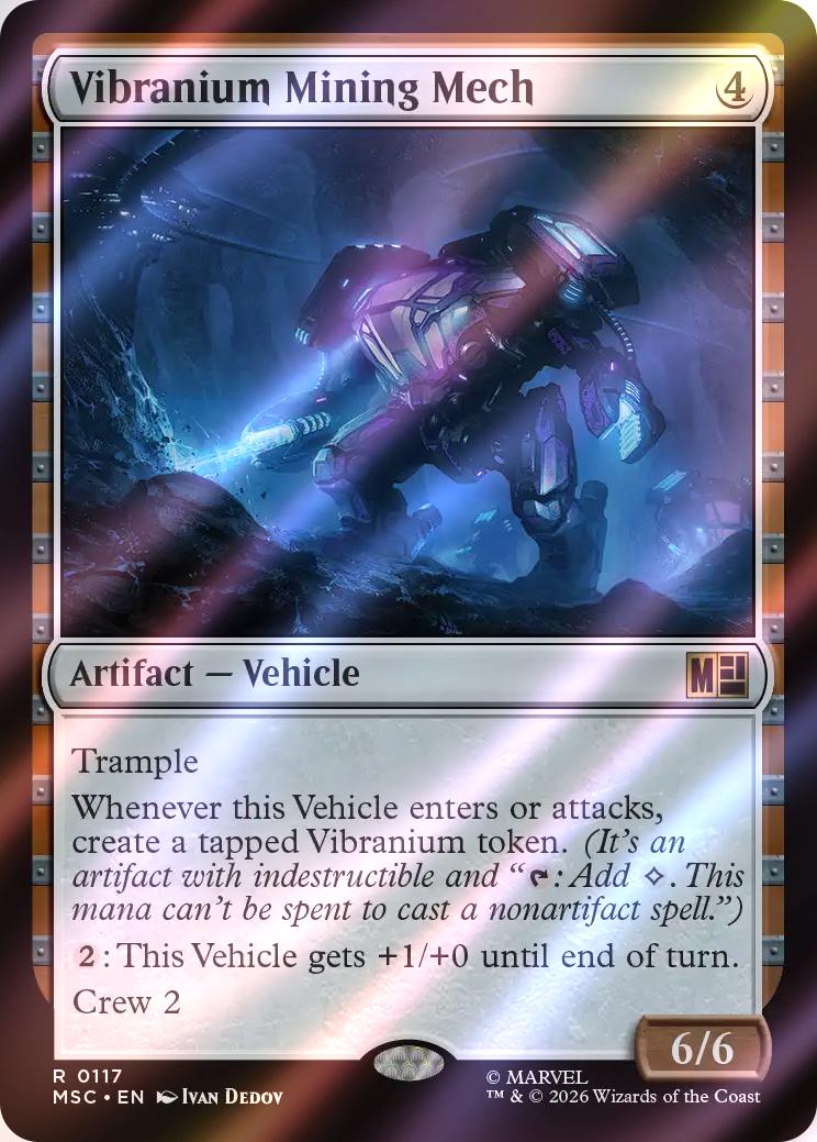 Vibranium Mining Mech [117] [Marvel Super Heroes: Commander] [Surge Foil]