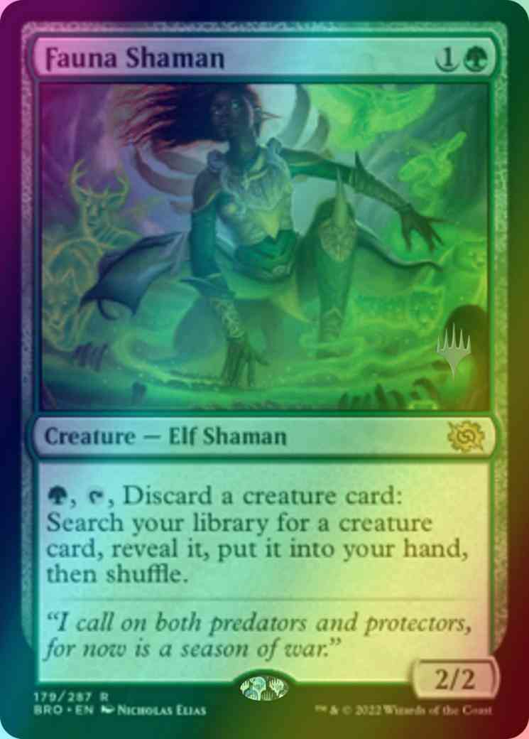 Fauna Shaman [179p] [Promo Pack] [The Brothers' War: Promos] [Foil]