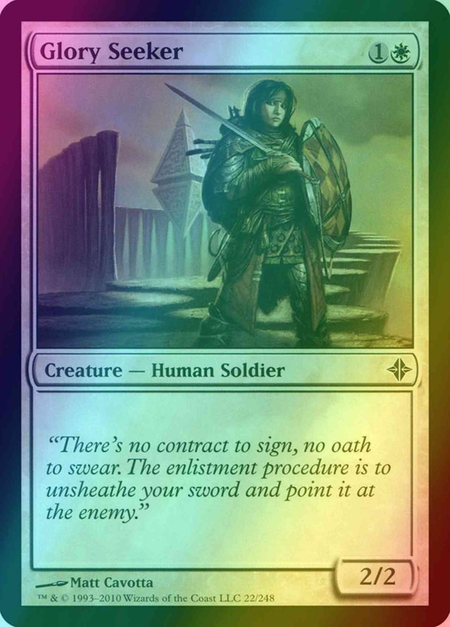 Glory Seeker [22] [Rise Of The Eldrazi] [Foil]