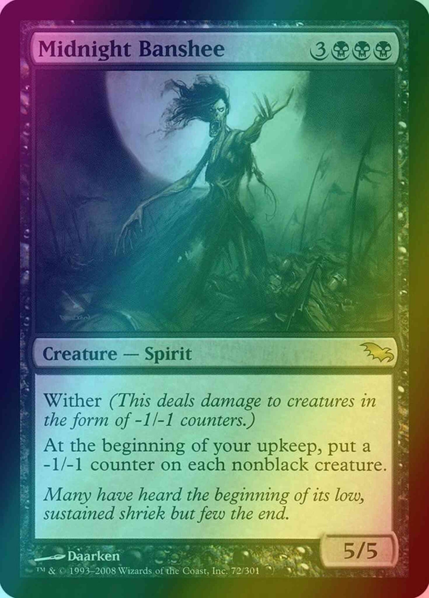 Midnight Banshee [72] [Shadowmoor] [Foil]