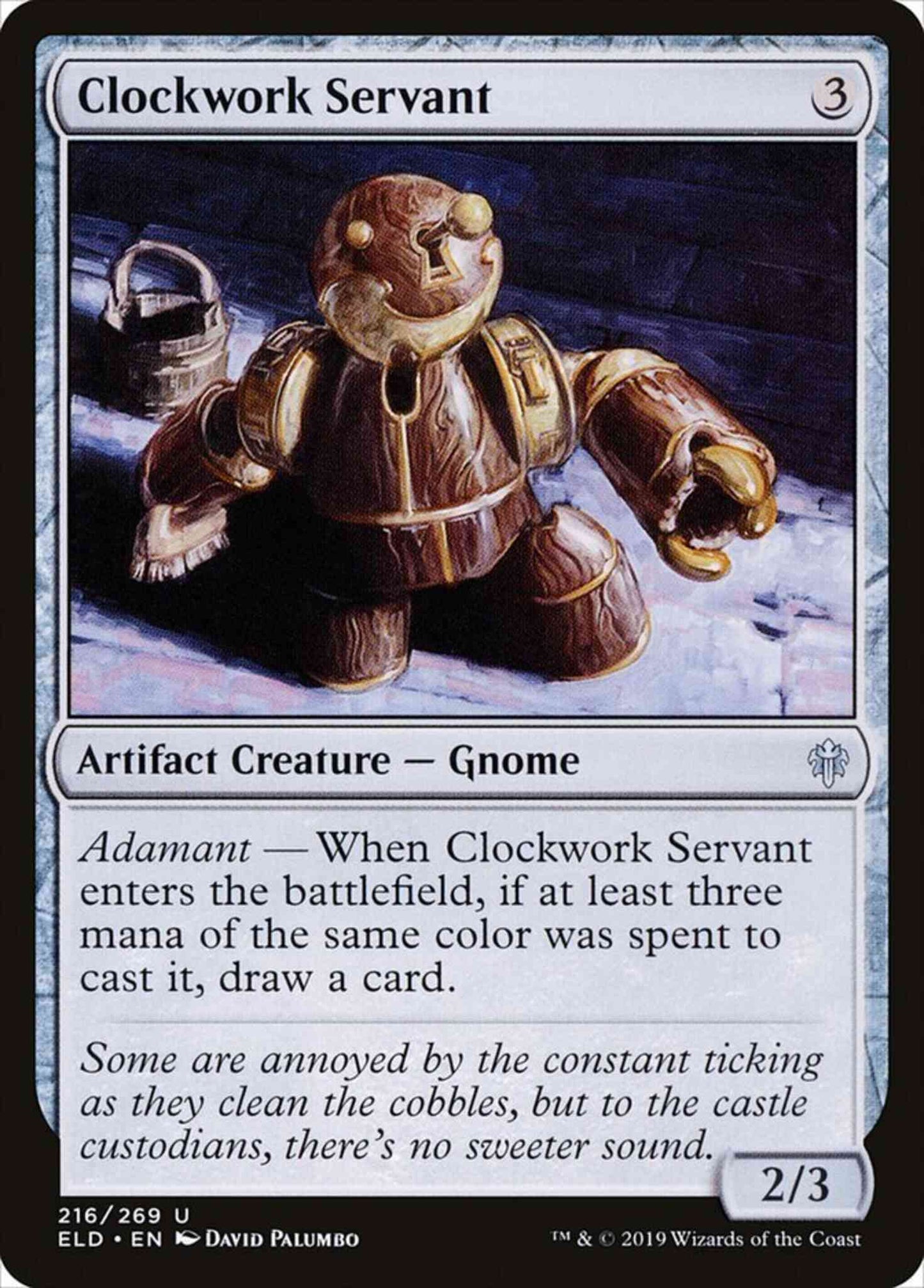 Clockwork Servant [216] [Throne of Eldraine] [Non-Foil]