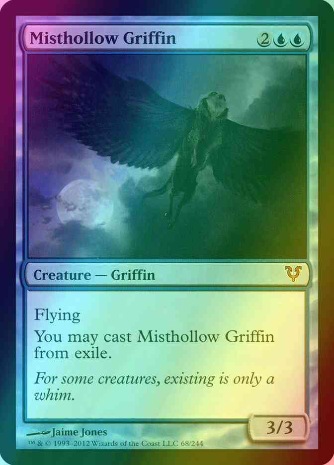 Misthollow Griffin [68] [Avacyn Restored] [Foil]