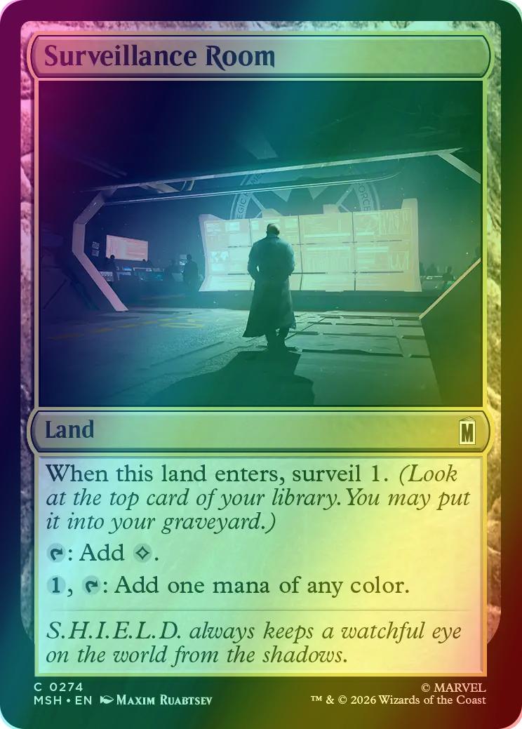 Surveillance Room [274] [Marvel Super Heroes] [Foil]